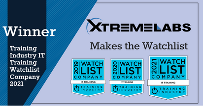 XtremeLabs selected for the prestigious 2021 IT Training Watchlist by Training Industry