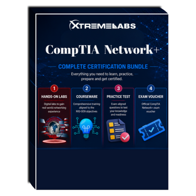 CompTIA Network+ (N10-009) Complete Certification Bundle