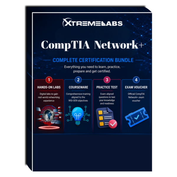 CompTIA Network+ (N10-009) Complete Certification Bundle